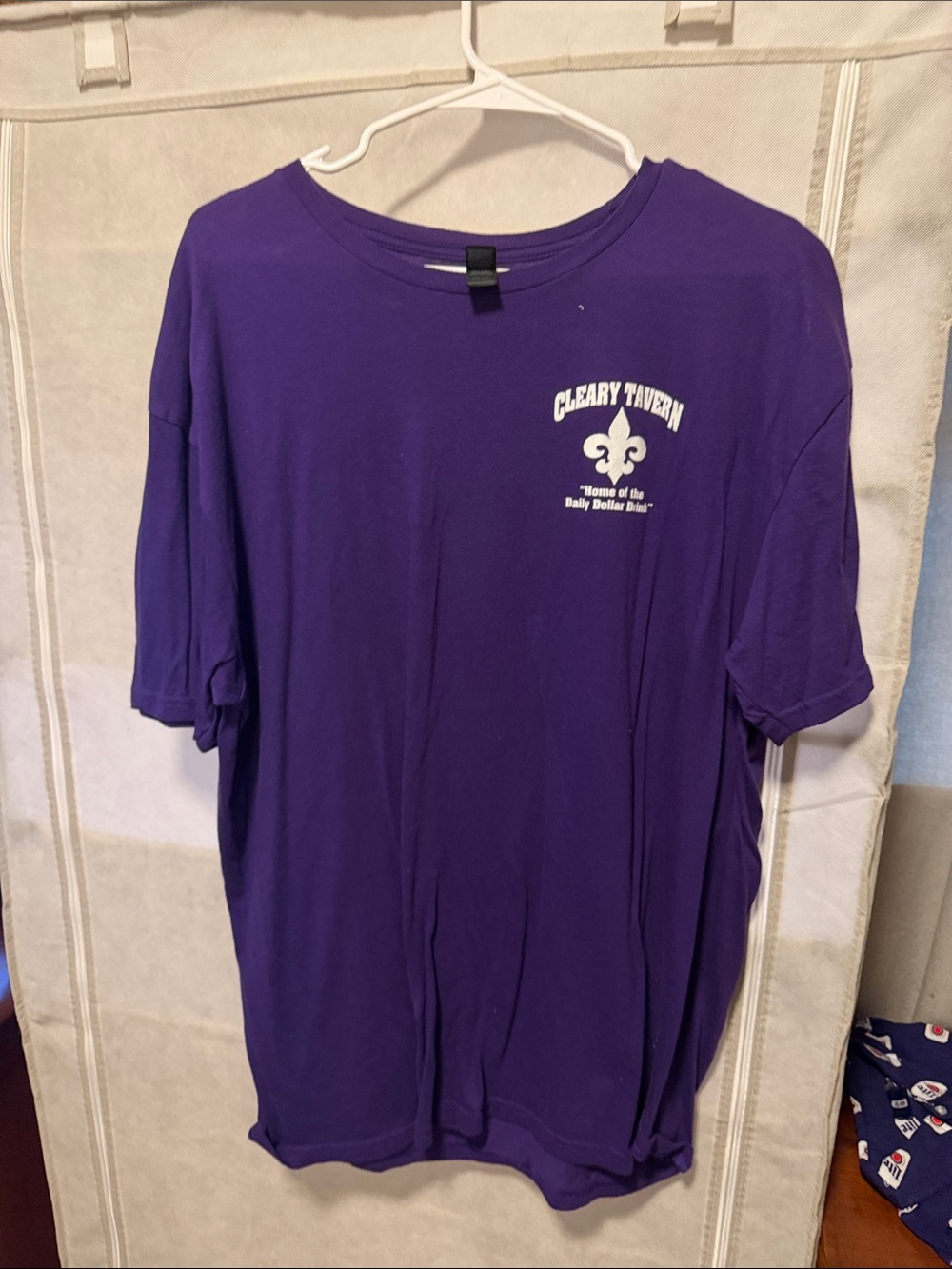 Purple Short-Sleeve Graphic T-Shirt